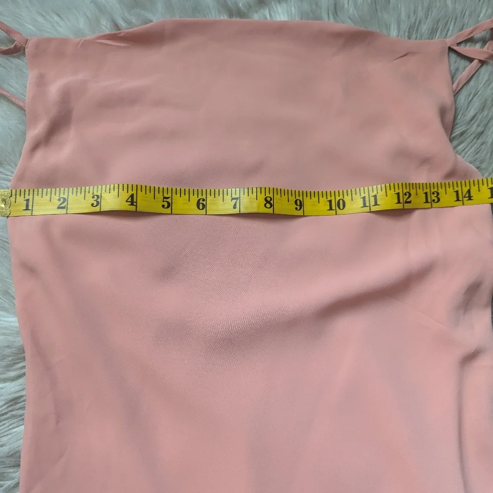EUC Abercrombie & Fitch Cowl Neck Slip Dress in Blooming Dahlia